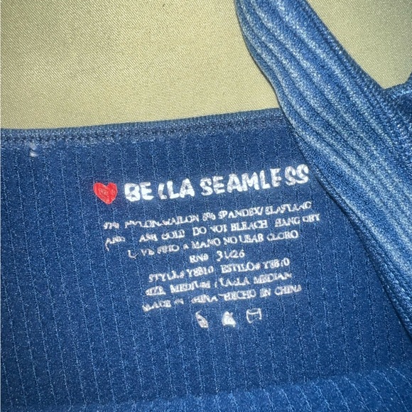 Medium Blue Crop Top - Picture 5 of 5